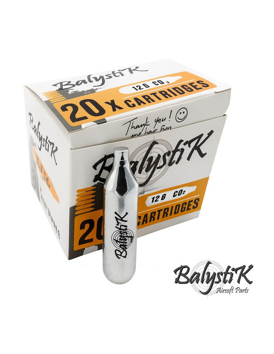 Bombolette di CO2 Balystik da 12 g - Confezione da 20