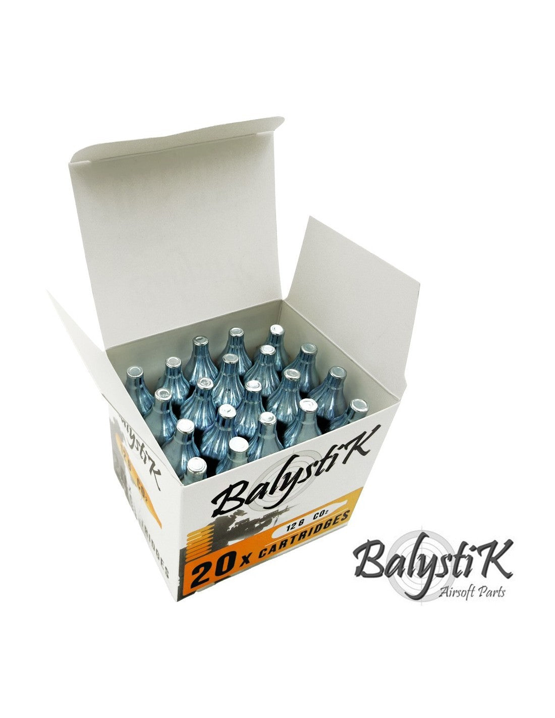 Bombolette di CO2 Balystik da 12 g - Confezione da 20