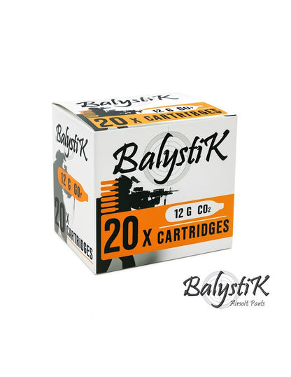 Bombolette di CO2 Balystik da 12 g - Confezione da 20