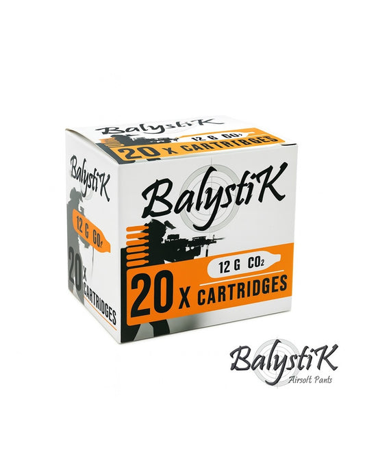 Bombolette di CO2 Balystik da 12 g - Confezione da 20