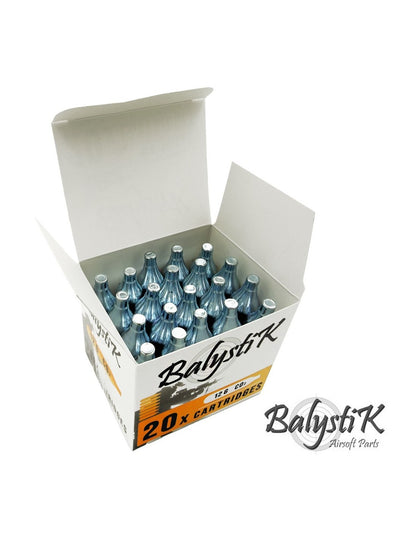 Bombolette di CO2 Balystik da 12 g - Confezione da 20